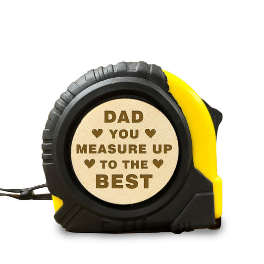 Dad Gift Engraved Tape Measure Novelty DIY Gift For Dad Birthday