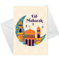 Eid Mubarak Ramadan Greetings Card Eid Mubarak Islamic Card