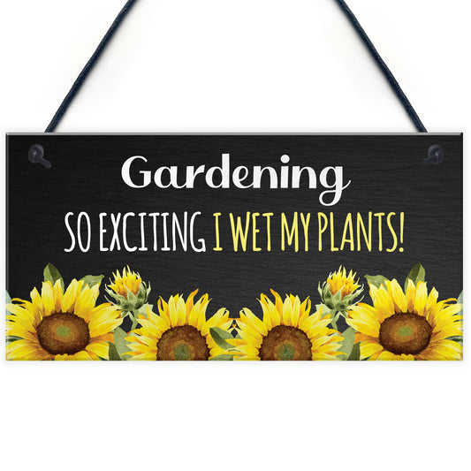 Garden Signs Funny Hanging Wall Door Plaque Funny Gift