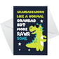 Fathers Day Cards for Grandad Grandadsaurus Grandad Fathers Day