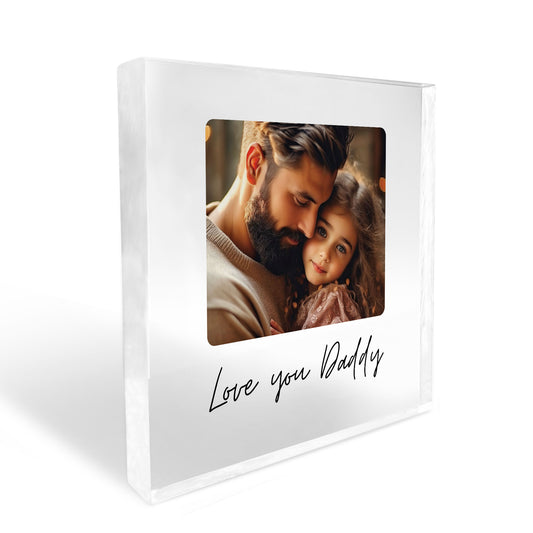 Fathers Day Birthday Gift For Daddy Love You Daddy Plaque