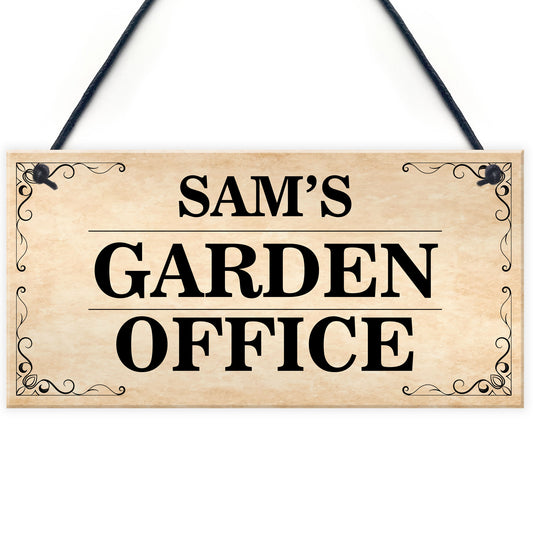Office Sign For Garden Outside Sign For Office Personalised