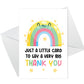 Thank You Card For Teachers Teaching Assistant Tutors Mentors