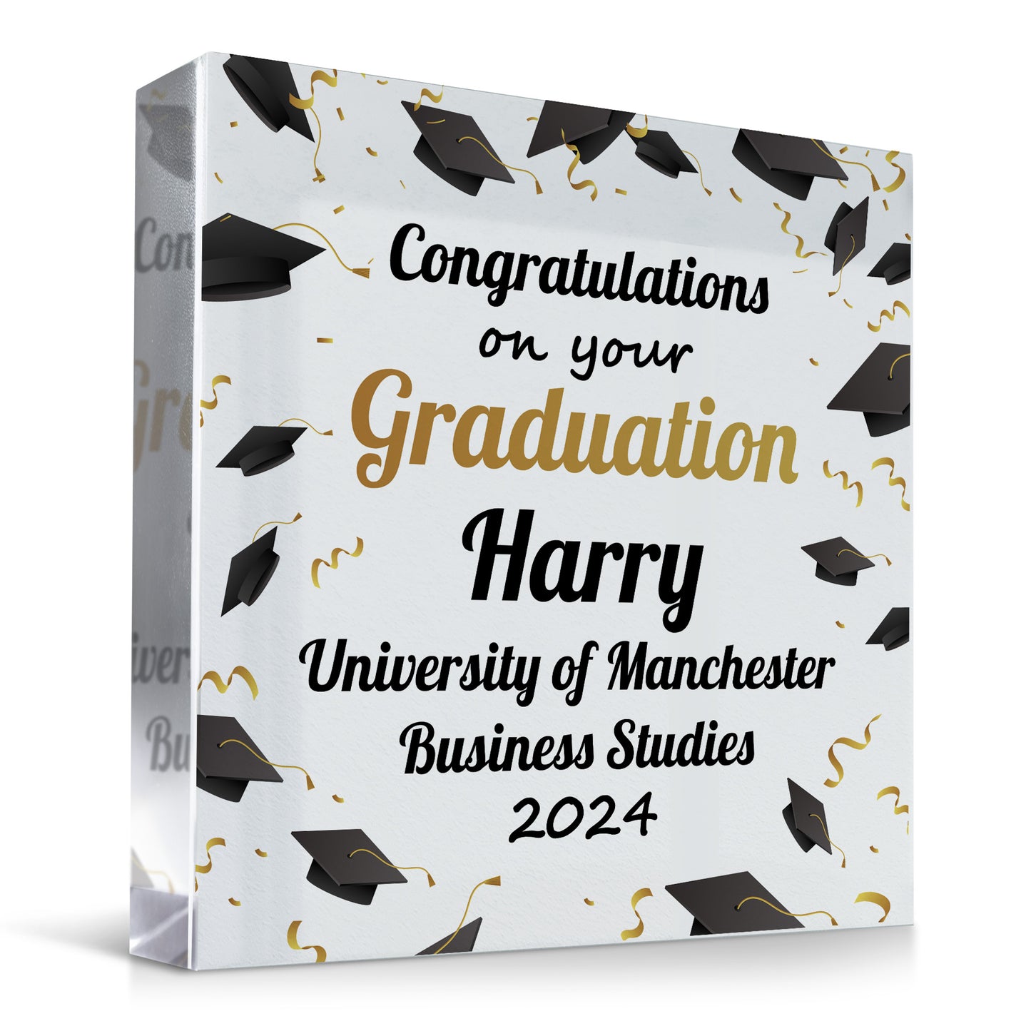 Congratulations Gift For Graduation University Personalised