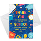 Thank You Card For School Teacher and Teaching Assistant TA Card