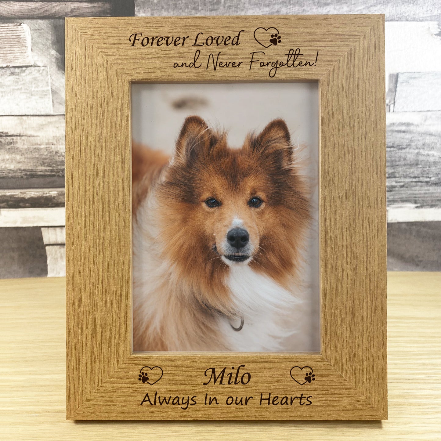 Pet Loss Photo Frame Personalised Dog Puppy Cat Pet Memorial