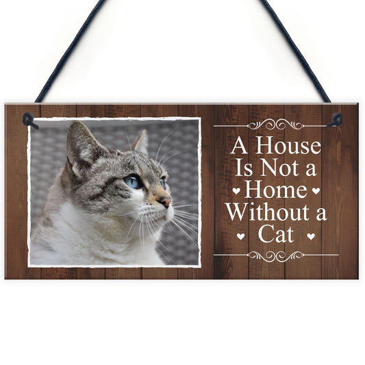 Cat Sign Personalised Cat Signs Hanging Wall Door Plaque Gift