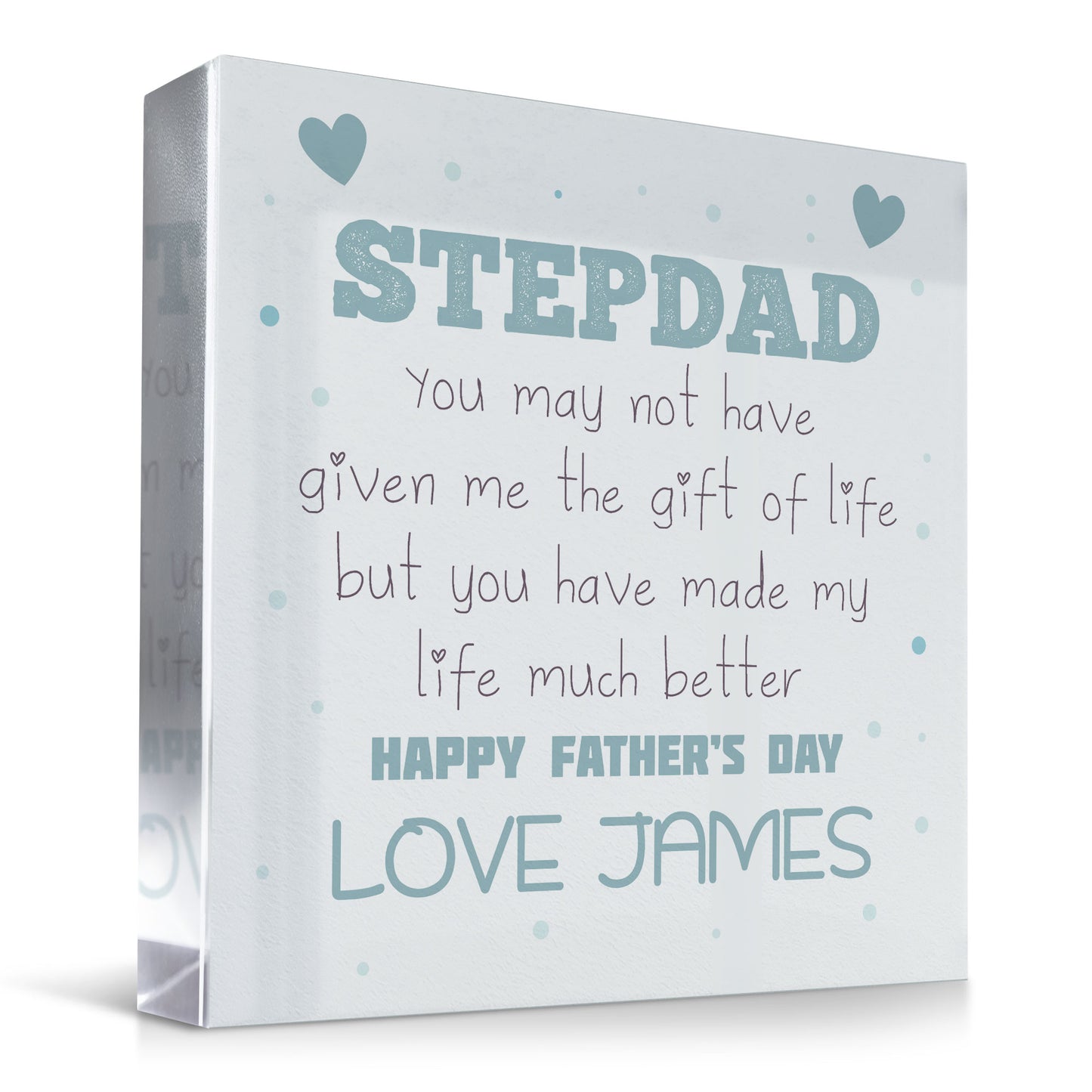 Fathers Day Gift For Step Dad Personalised Gift For Step Dad