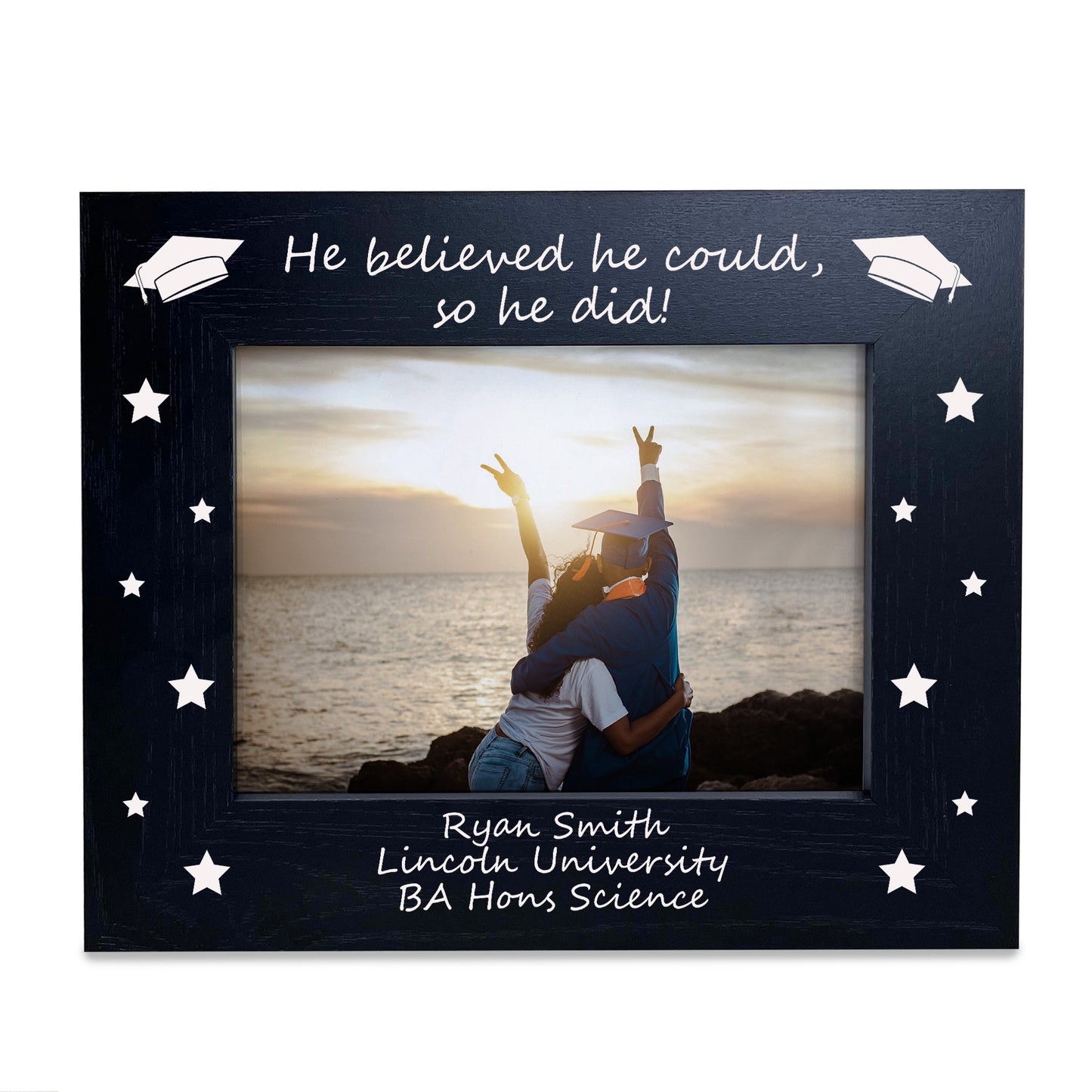 Personalised Graduation Gifts Personalised 7x5 Photo Frame Gift