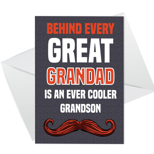 Funny Joke Card For Grandad Birthday Fathers Day Grandad Card
