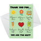 Teacher Thank You Card School Teacher and Teaching Assistant