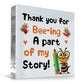 Teacher Gifts for Women Men Thank You Acrylic Block Heartwarming