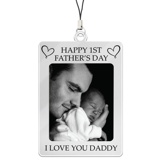 PERSONALISED 1st Fathers Day Gift For New Dad KEYRING Gift