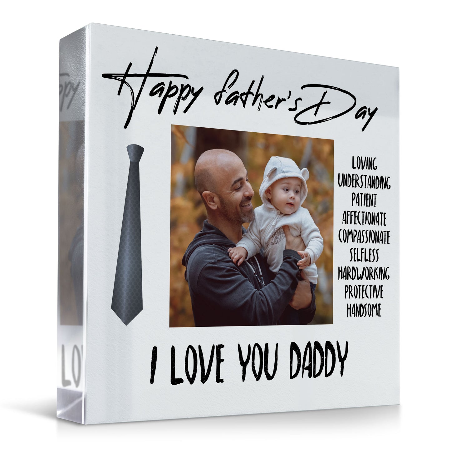 Fathers Day Gift Personalised Gift For Dad Daddy Acrylic Plaque