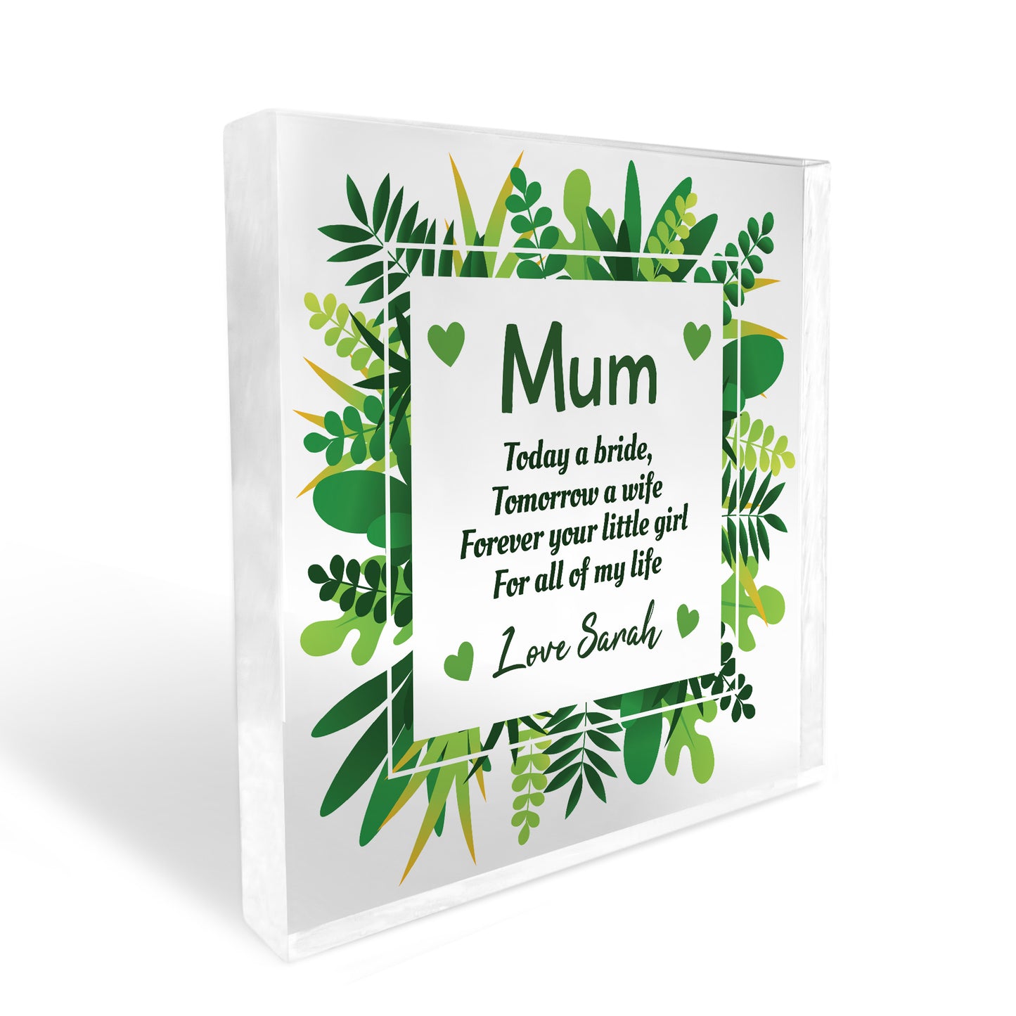 Gift For Mother Of The Bride Personalised Wedding Day Gift