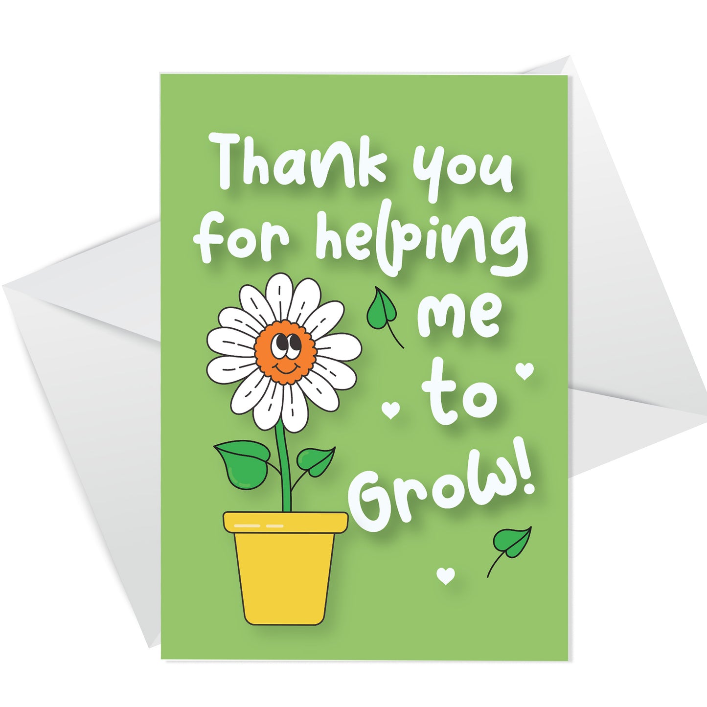 Teacher Thank You Card End Of Term Leaving School Nursery