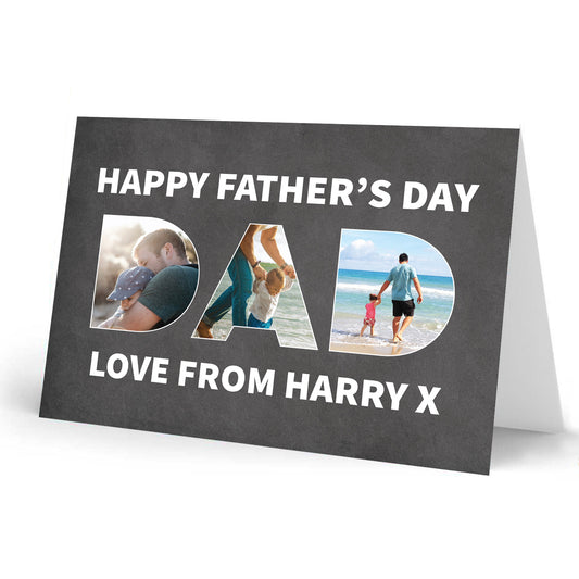 Personalised Happy Fathers Day Card For Dad DAD CARD Novelty