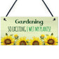 Garden Signs For Outdoor GARDEN PLAQUE FUNNY Summerhouse Sign