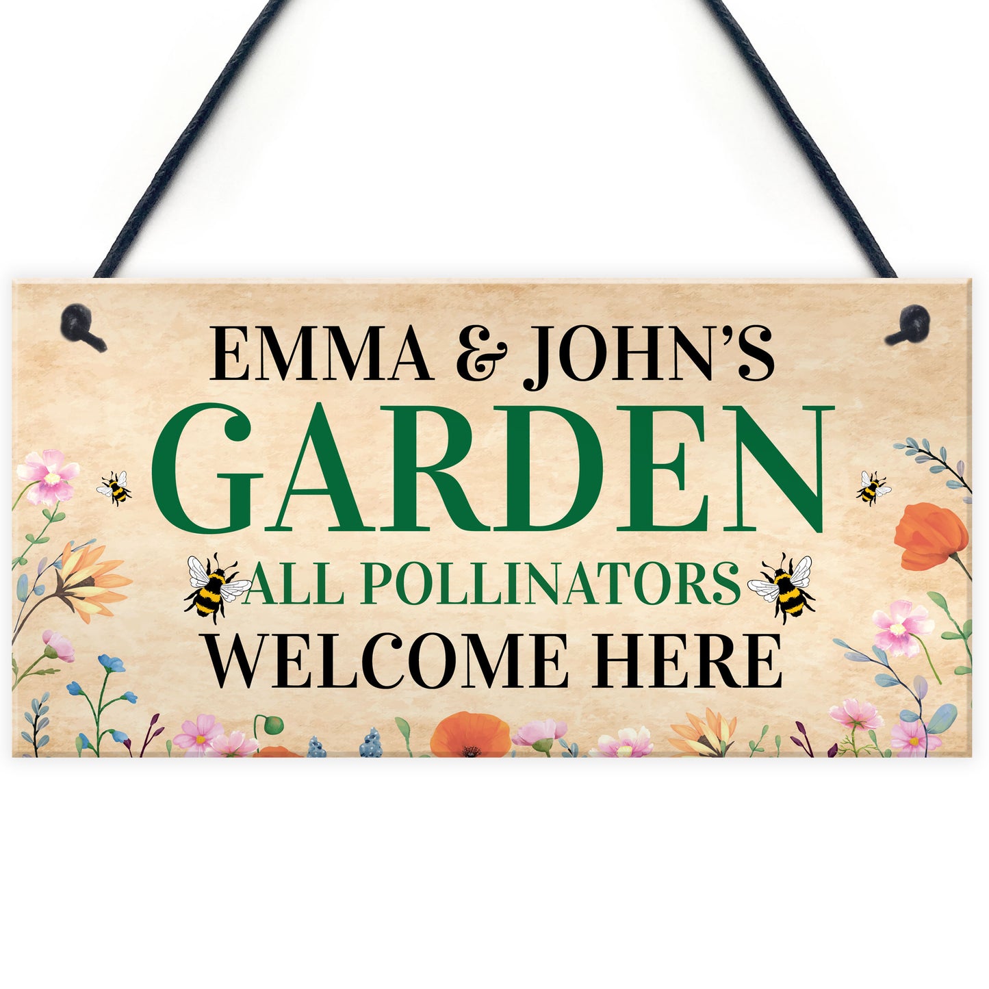 Personalised Garden Signs and Plaques for Outside Garden Signs