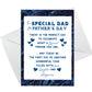 To A Special Dad On Fathers Day Card Fathers Day Cards Thank You