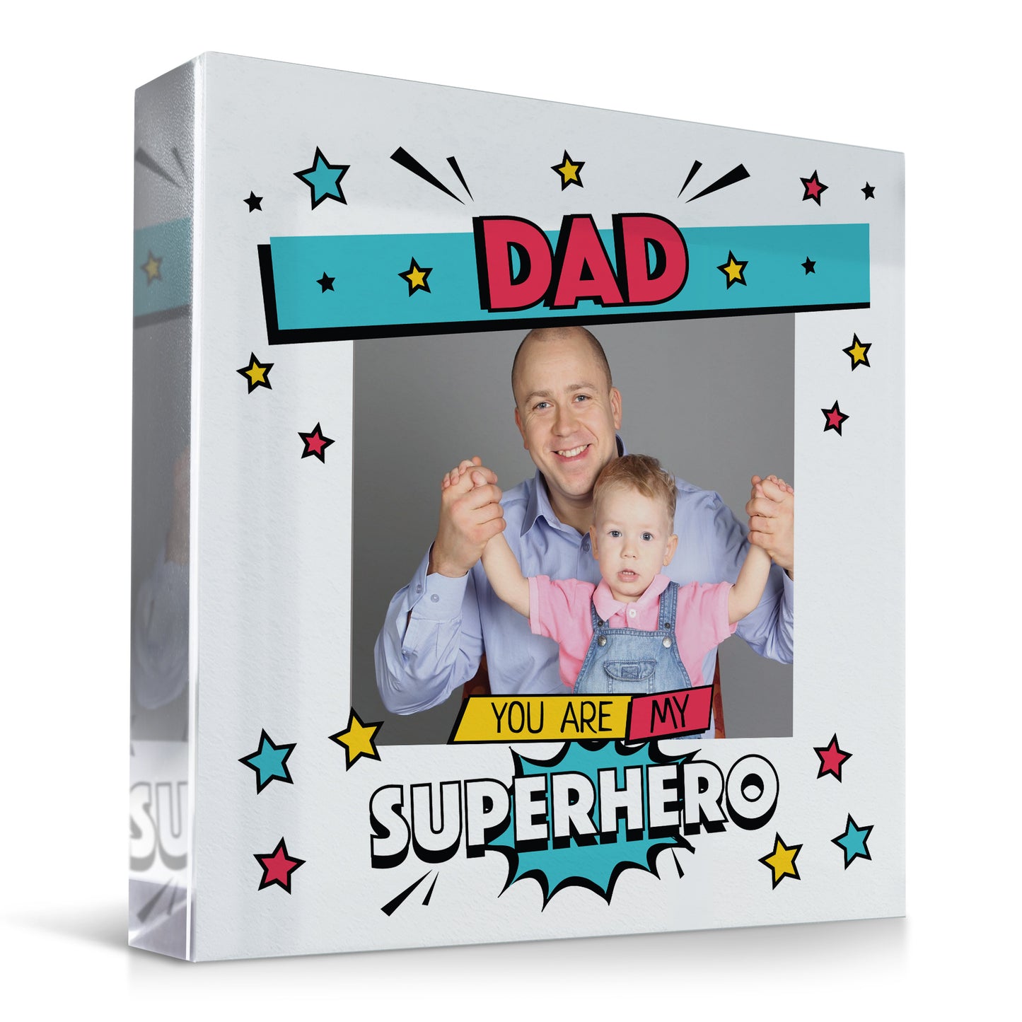 Personalised Fathers Day Gift DAD Superhero Gifts Presents