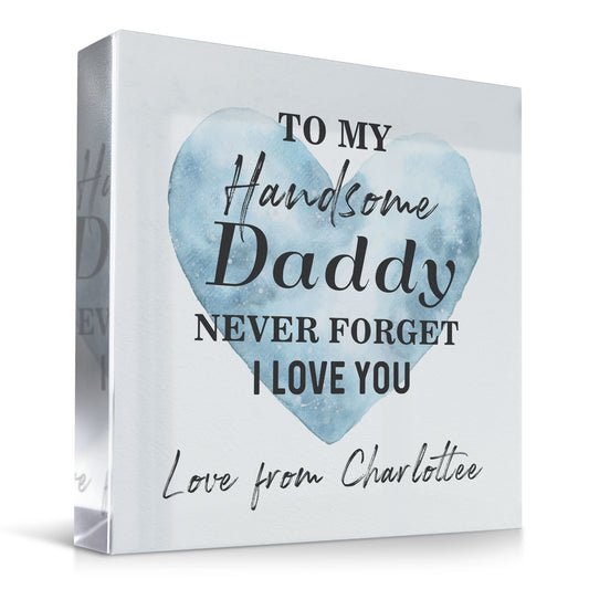 Daddy Gift For Fathers Day Birthday NEVER FORGET I LOVE YOU