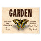 Novelty Garden Signs And Plaques Hanging Sign For Garden Outdoor