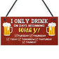 FUNNY HOME BAR SIGN Hanging Wall Door Sign Man Cave Sign Shed