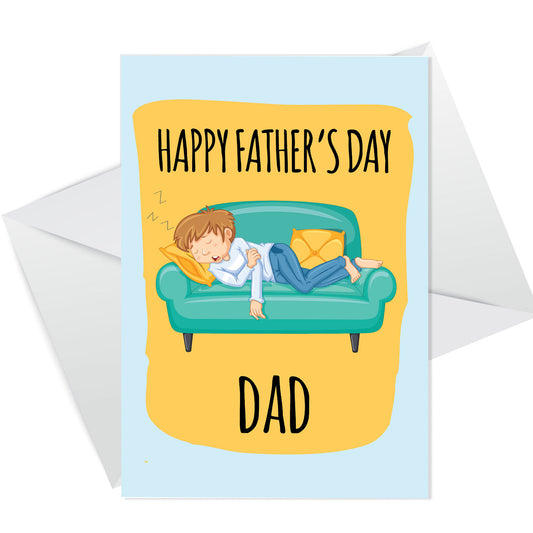 Funny Happy Fathers Day Cards for Dad Father's Day Card from Son