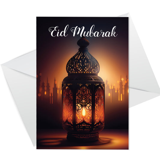 Happy Eid Mubarak Greetings Card Ramadan Eid Card For Friends