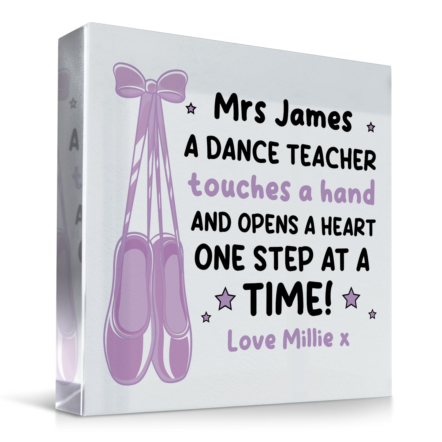 Personalised Dance Teacher Gifts Ballet Tap Jazz Modern Gift