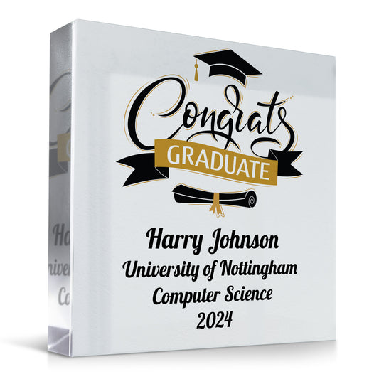 Congrats Graduate Gift For Finishing University Personalised