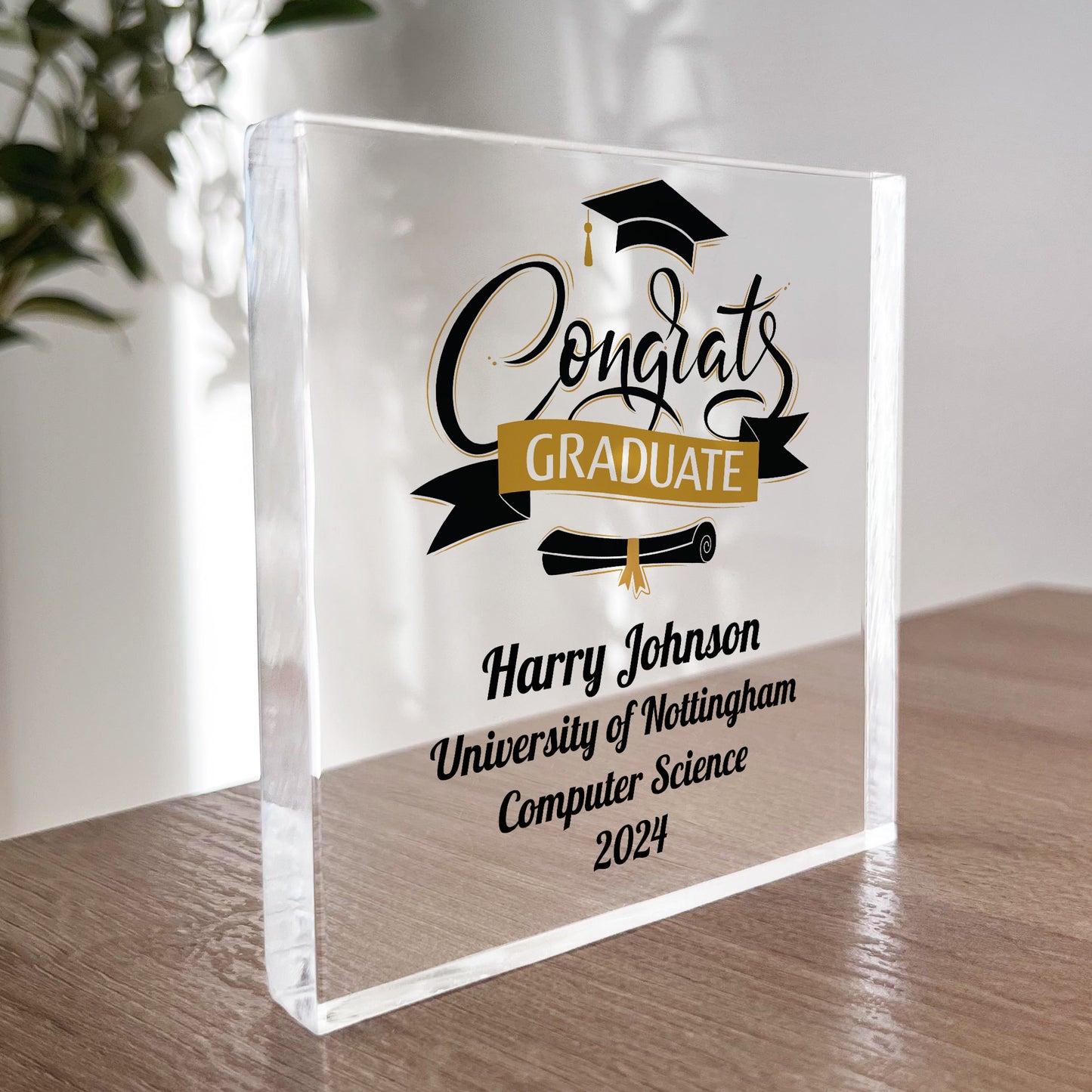 Congrats Graduate Gift For Finishing University Personalised