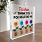 Thank You For Helping Me Grow Gift For Teacher Nursery Teacher