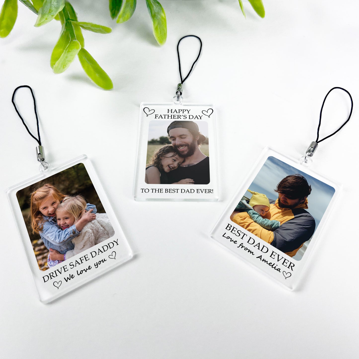 Personalised Fathers Day Gifts For Dad Photo Keyring Dad Gifts