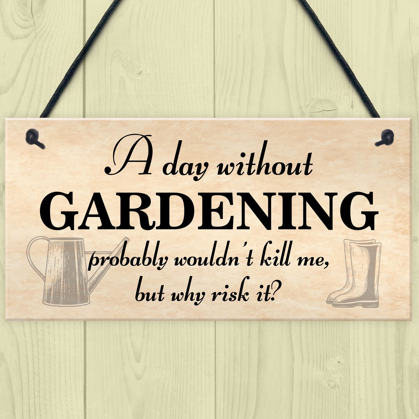 Garden Signs For Gardener Hanging Wall Door Sign Shed Sign