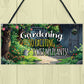 Garden Signs For Outdoor FUNNY GARDEN PLAQUE Summerhouse Sign