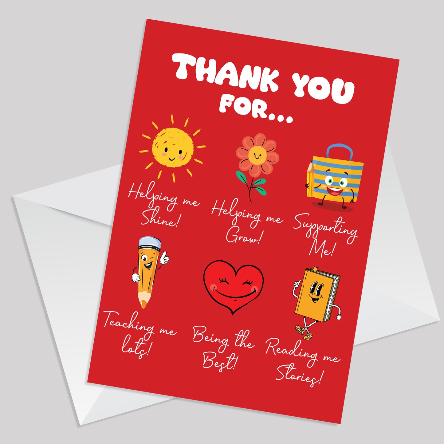 Fun Leaving Card for Teacher Thank You Card For Teacher TA