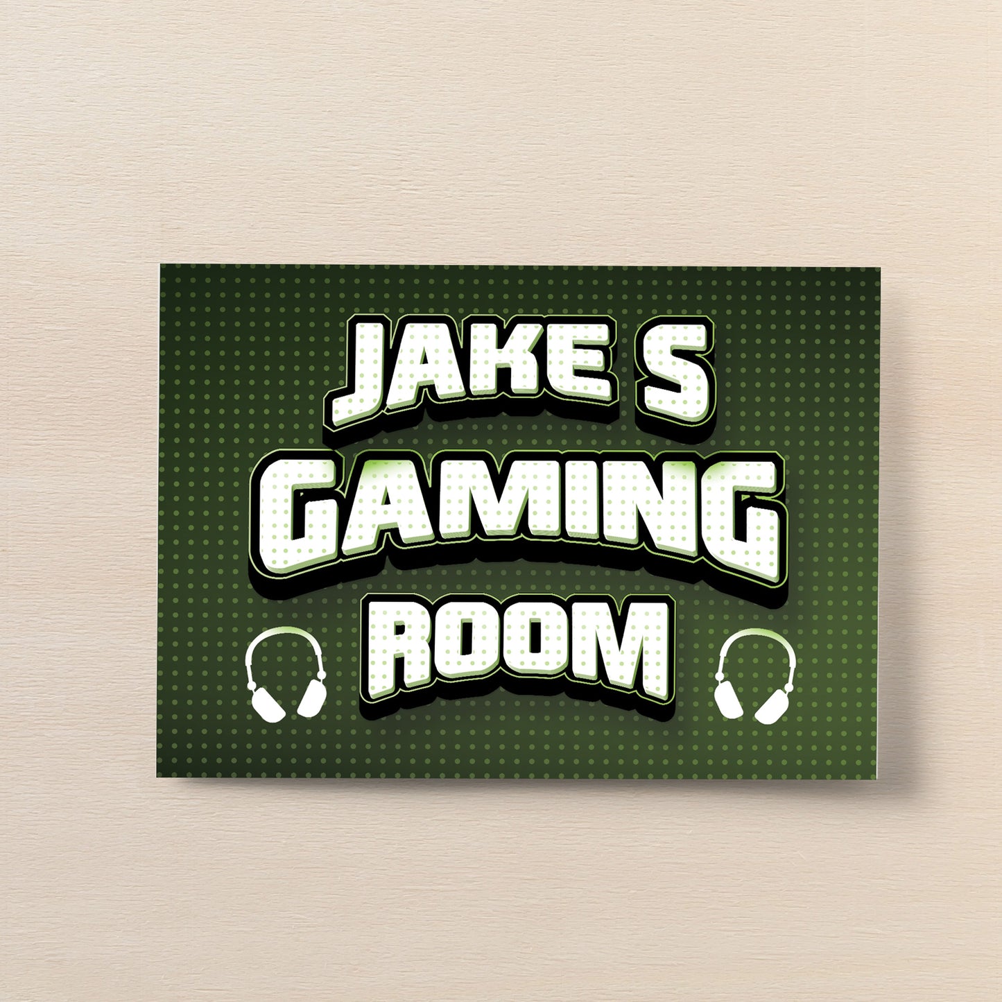 Gaming Room Print Personalised Gaming Wall Art Boys Bedroom