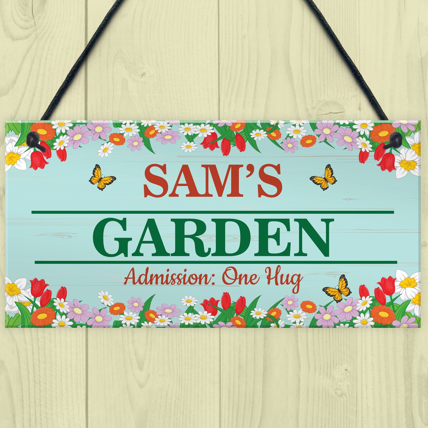 Personalised Garden Signs For Outside Garden Plaque Shed Signs