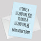 Funny Fathers Day Cards for Dad Card from Son Daughter Legend