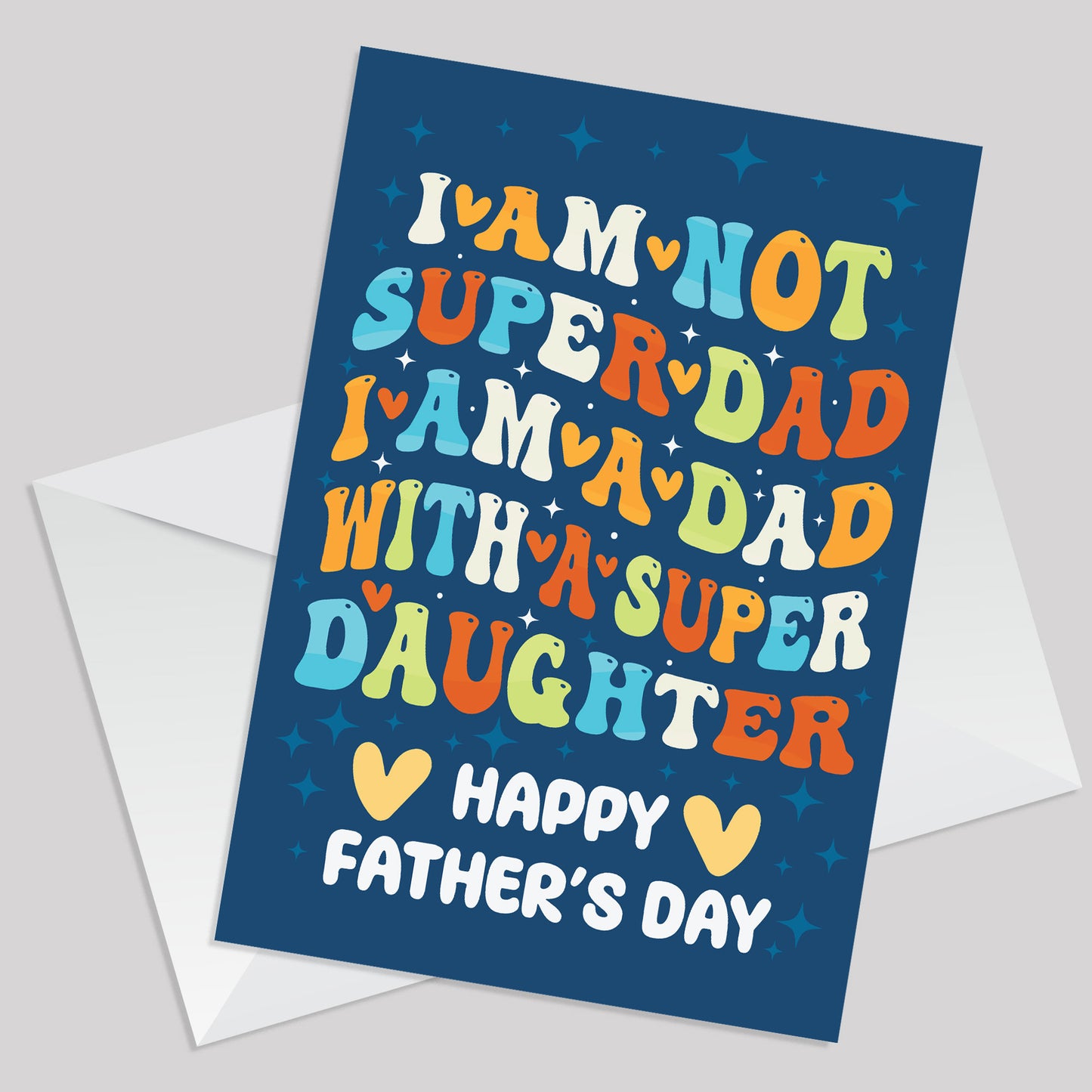 Funny Fathers Day Card From Daughter FATHERS DAY CARD