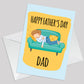 Funny Happy Fathers Day Cards for Dad Father's Day Card from Son