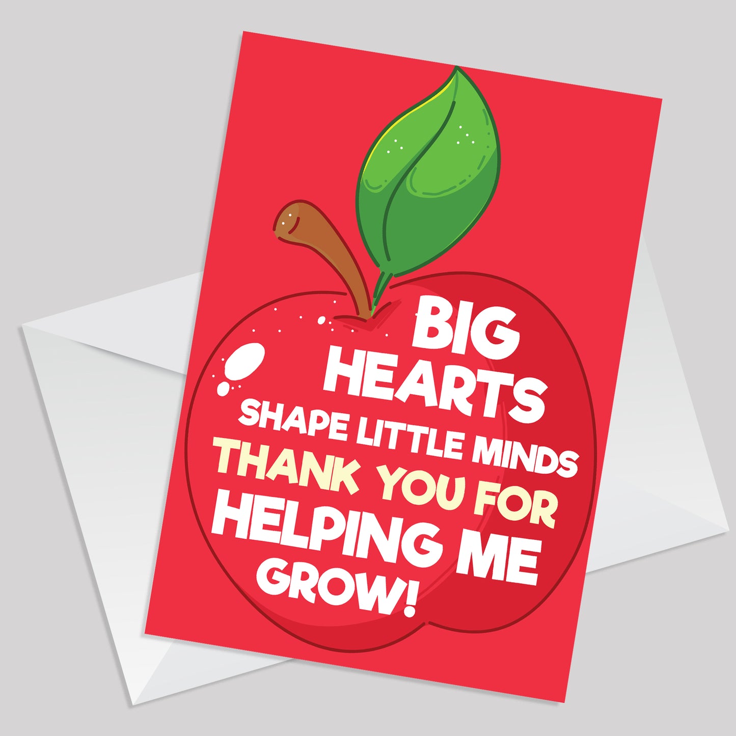 Teacher Thank You Card Thank You Teacher Greeting Cards A6 Card