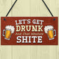 HOME BAR SIGN Hanging Wall Door Sign FUNNY Man Cave Shed Sign