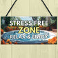 Hot Tub Stress Free Zone Novelty Hot Tub Accessories For Garden