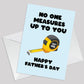 Novelty No One Measures Up To You Dad Card Fathers Day Cards