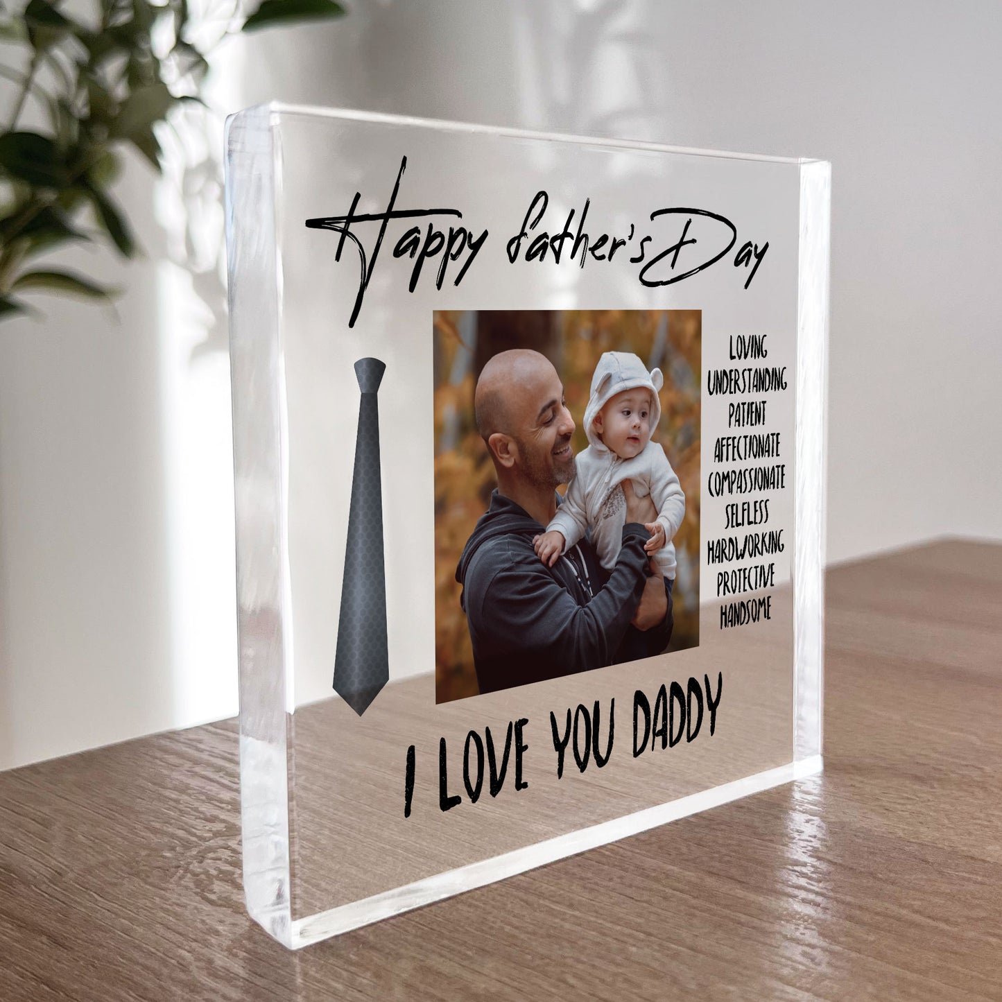 Fathers Day Gift Personalised Gift For Dad Daddy Acrylic Plaque
