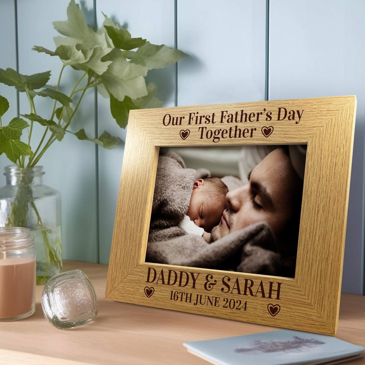 1st Fathers Day Together Gift For Dad Daddy From Daughter Son