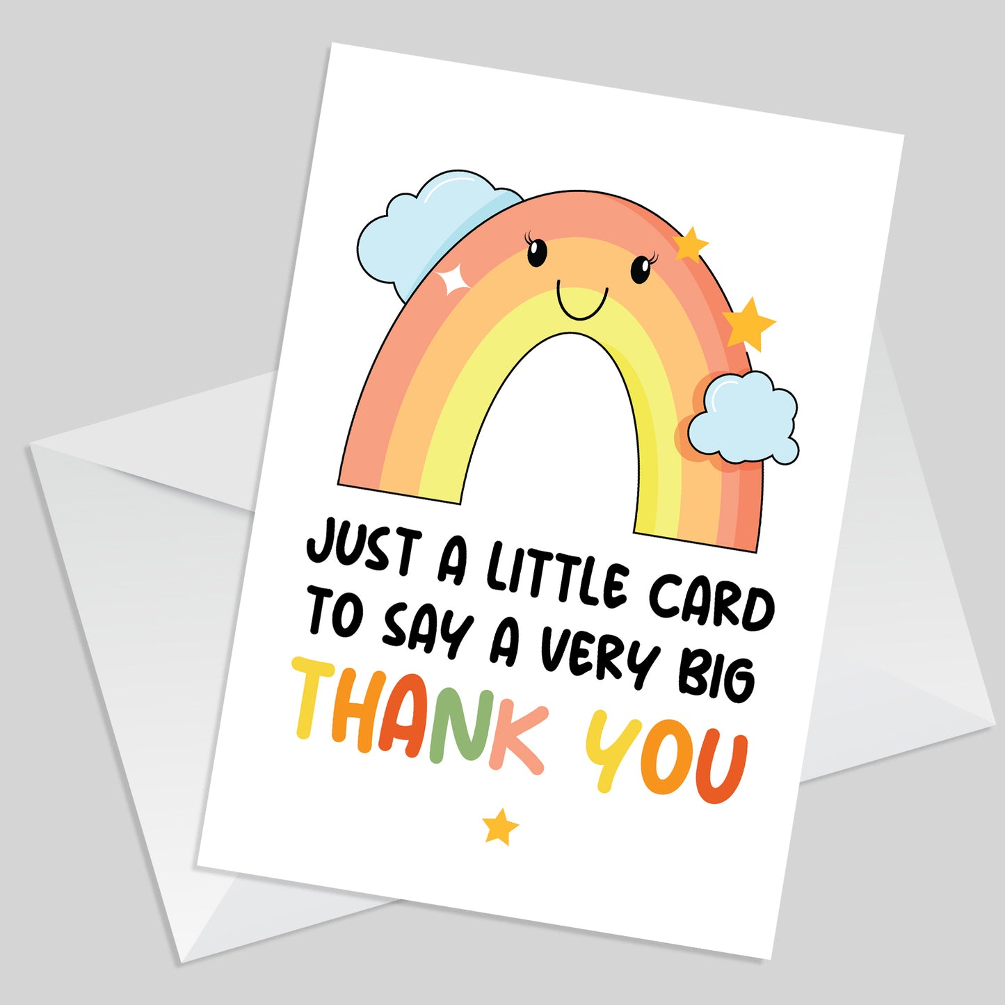 Thank You Card For Teacher Teaching Assistant Tutor Mentor